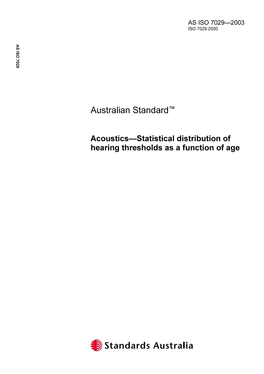 AS ISO 7029-2003 AS ISO 7029-2003 pdf