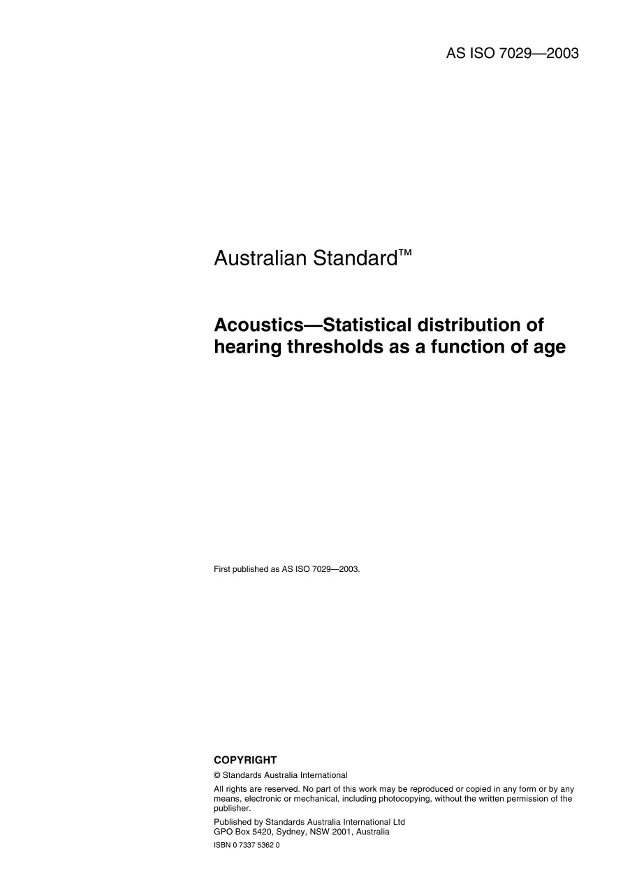 AS ISO 7029-2003 AS ISO 7029-2003 pdf