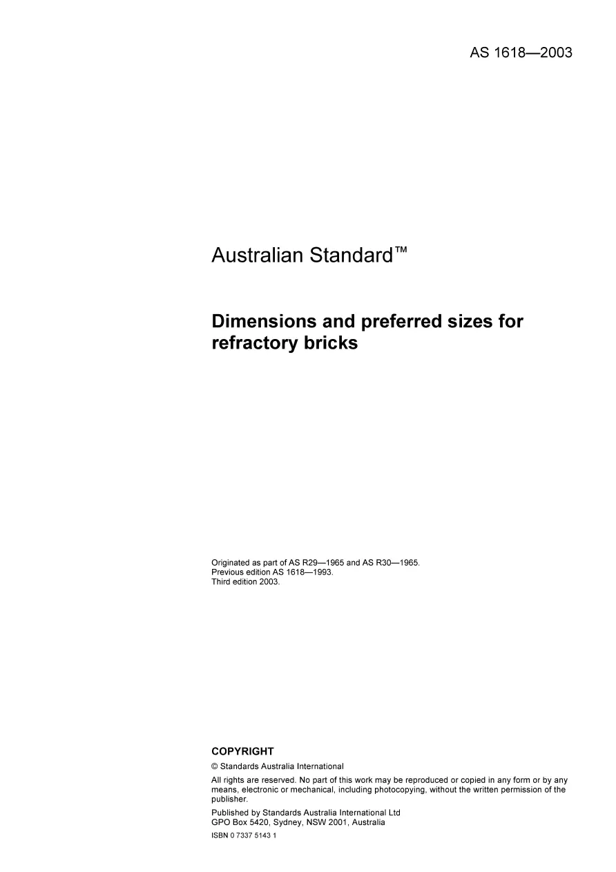 AS 1618-2003 AS 1618-2003 pdf