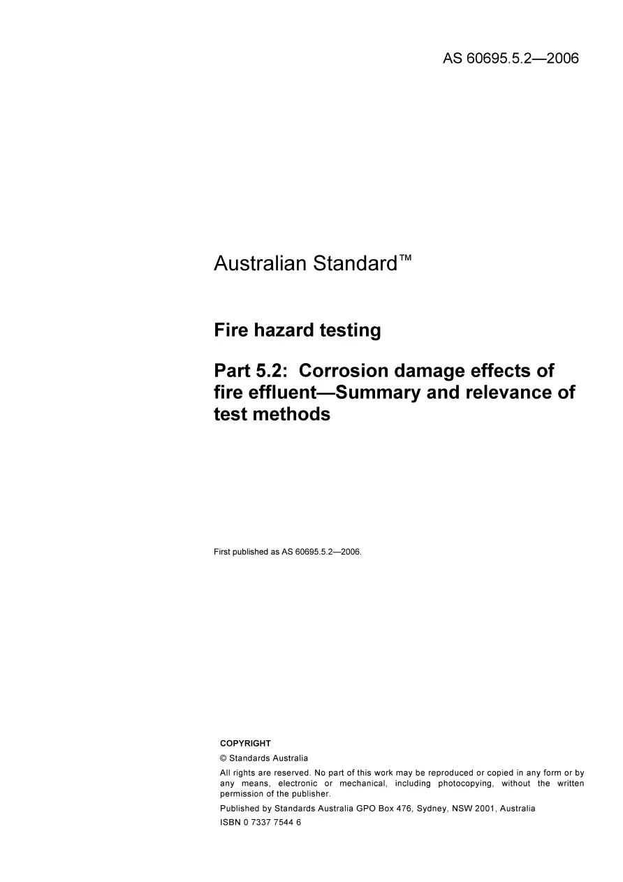 AS 60695.5.2-2006 AS 60695.5.2-2006 pdf