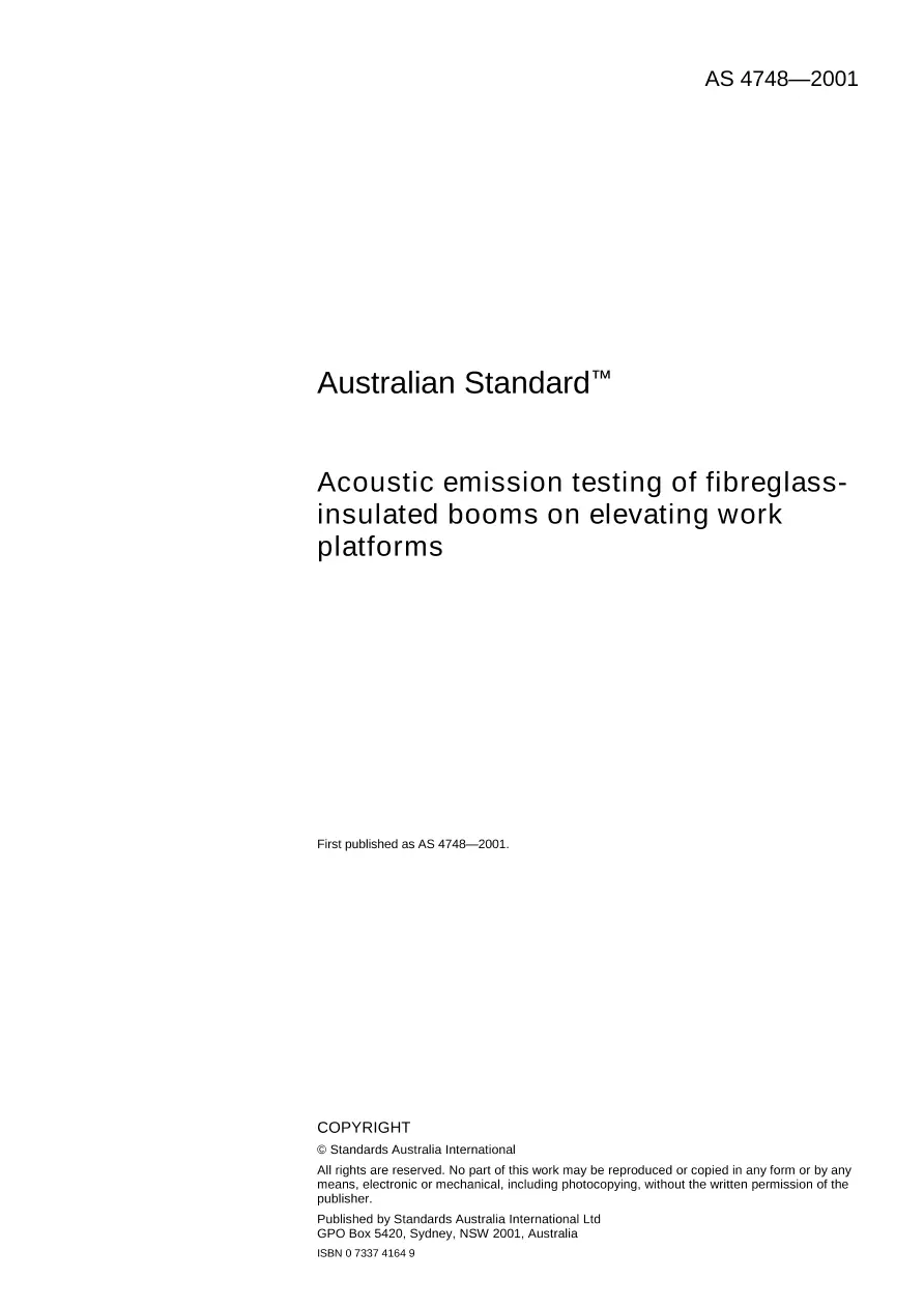 AS 4748-2001 AS 4748-2001 pdf