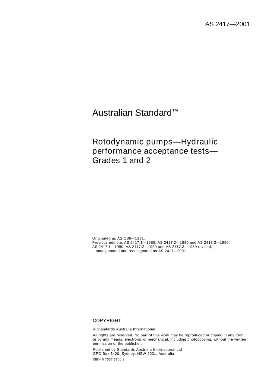 AS 2417-2001 AS 2417-2001 pdf