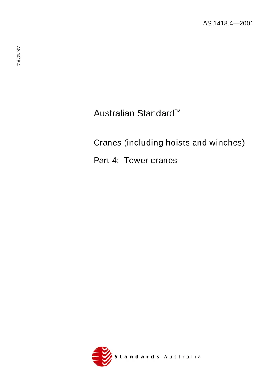 AS 1418.4-2001 AS 1418.4-2001 pdf