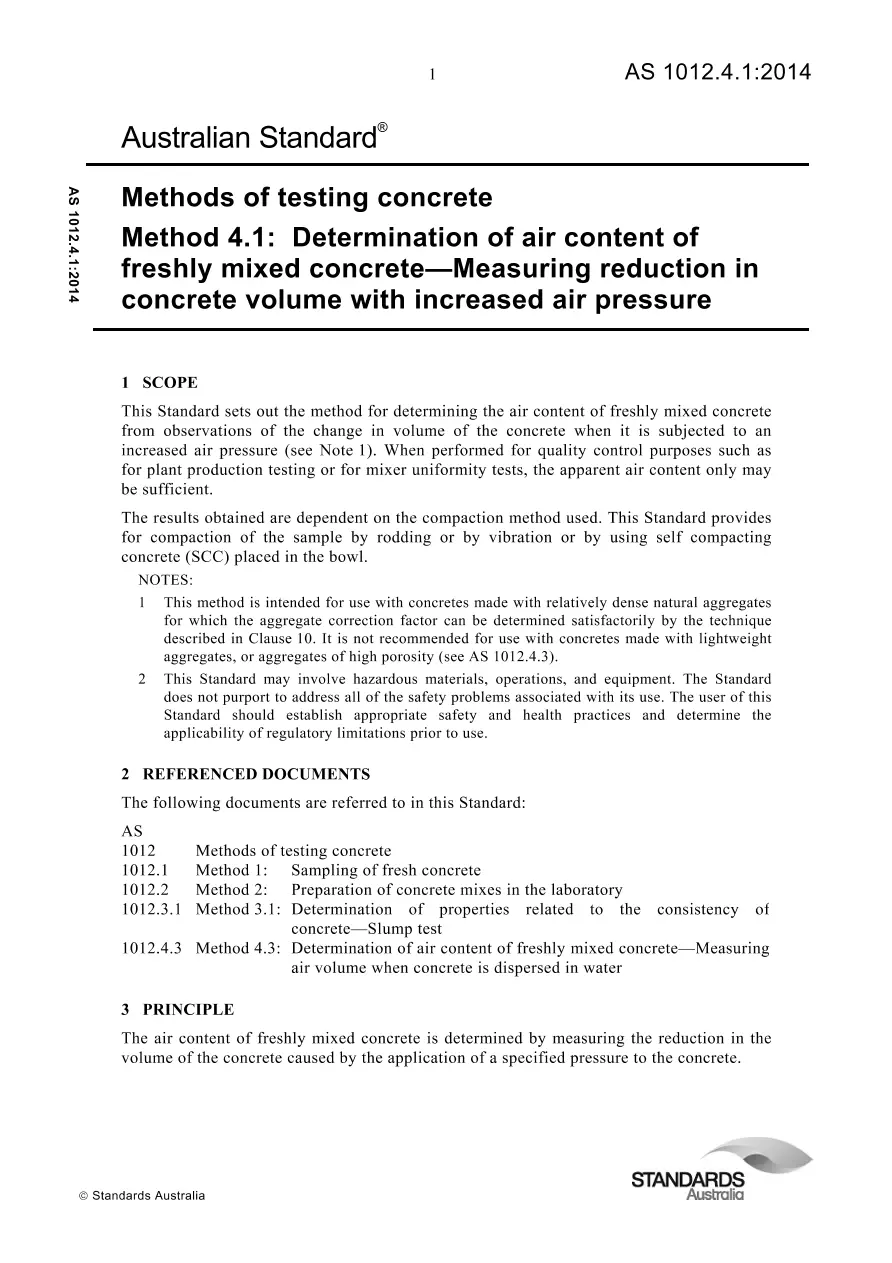 AS 1012.4.1:2014 pdf