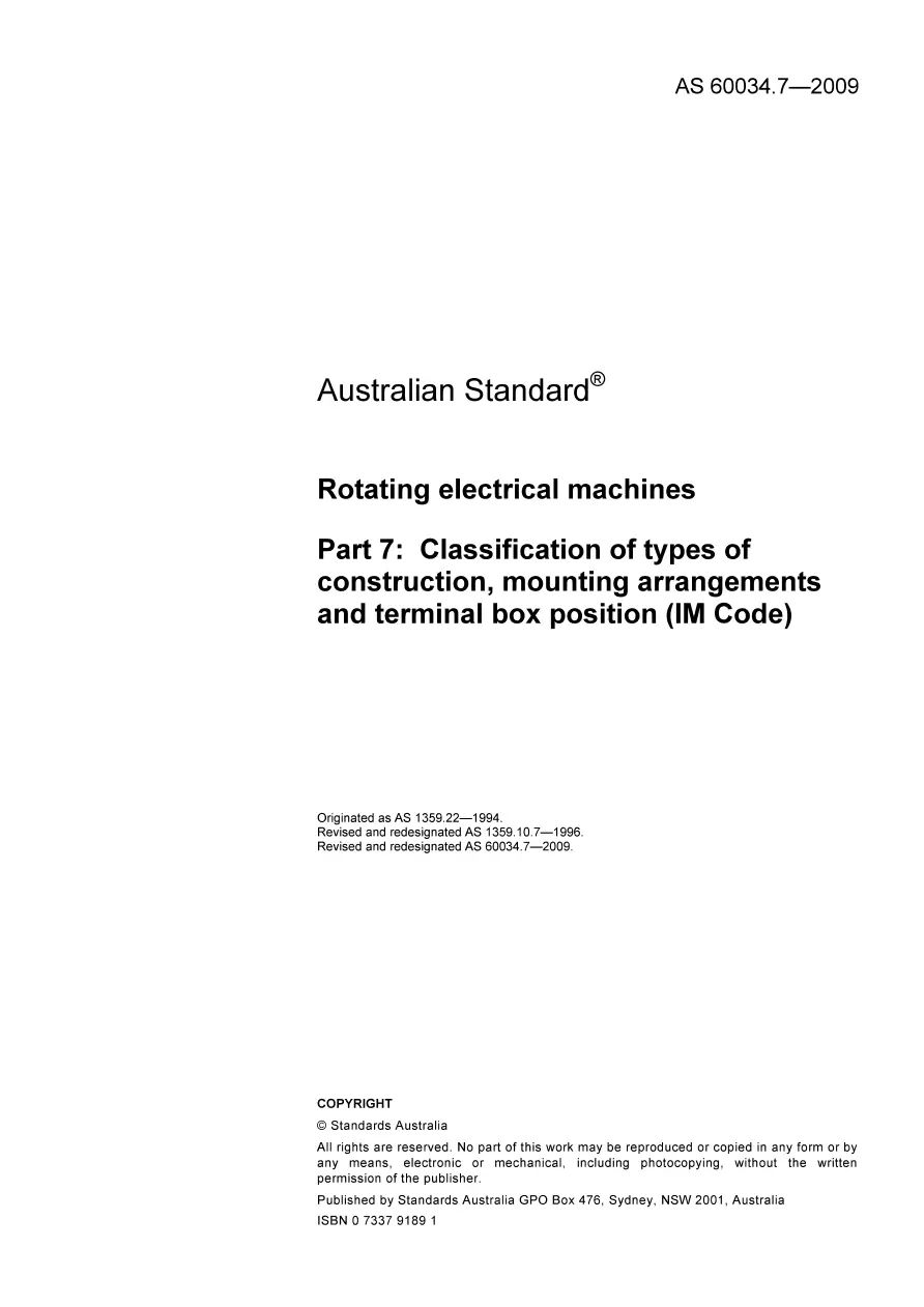 AS 60034.7-2009 AS 60034.7-2009 pdf