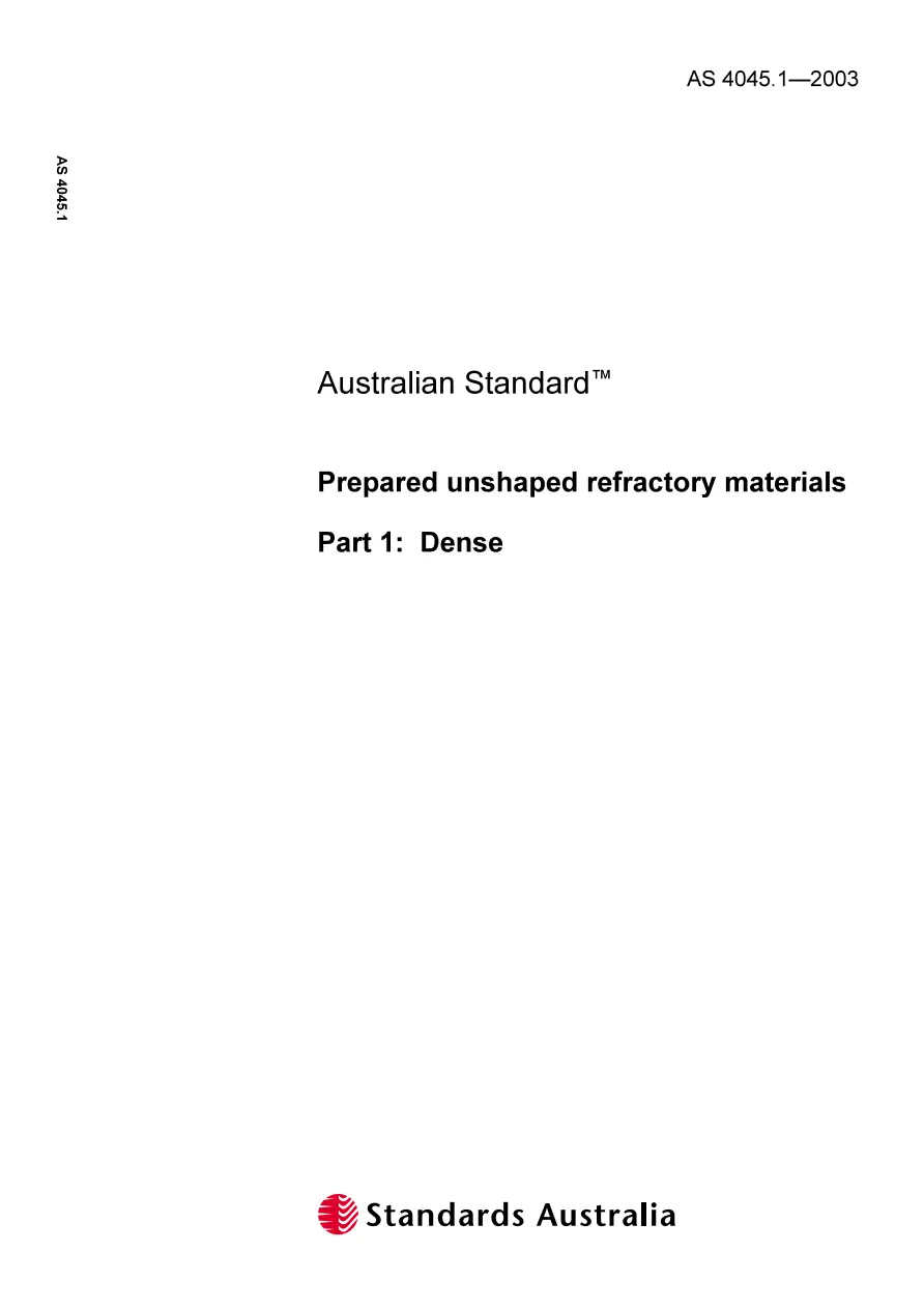 AS 4045.1-2003 pdf