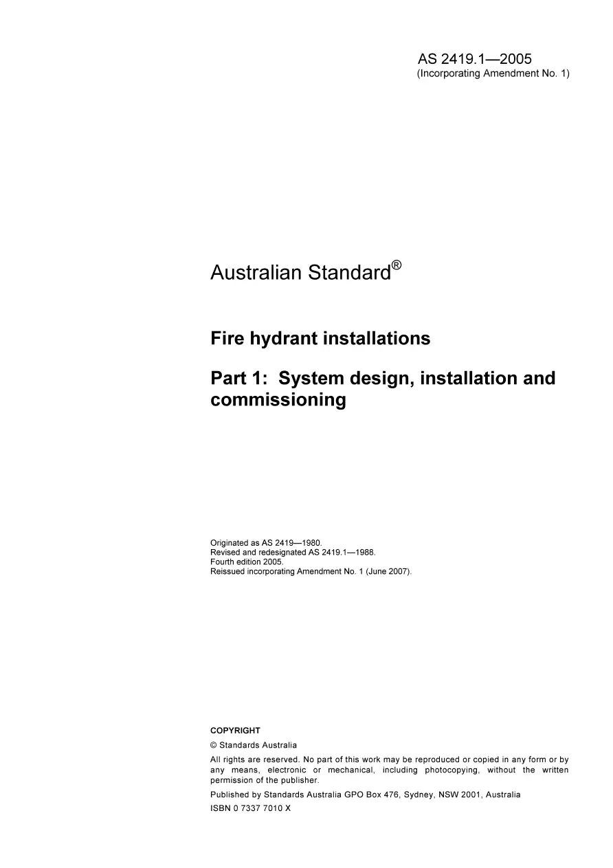 AS 2419.1-2005 AS 2419.1-2005 pdf