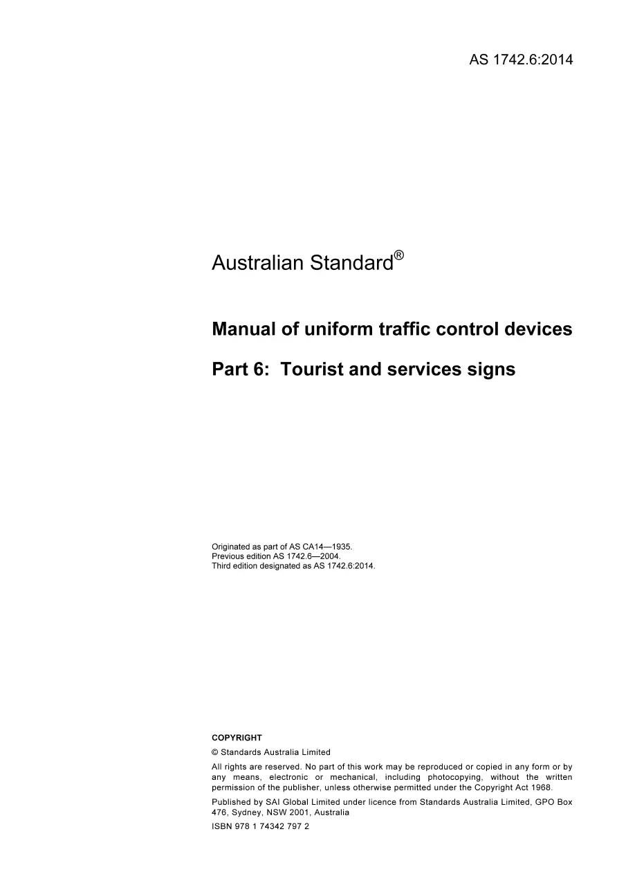 AS 1742.6:2014 AS 1742.6:2014 pdf