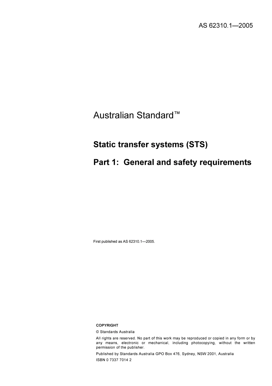 AS 62310.1-2005 AS 62310.1-2005 pdf