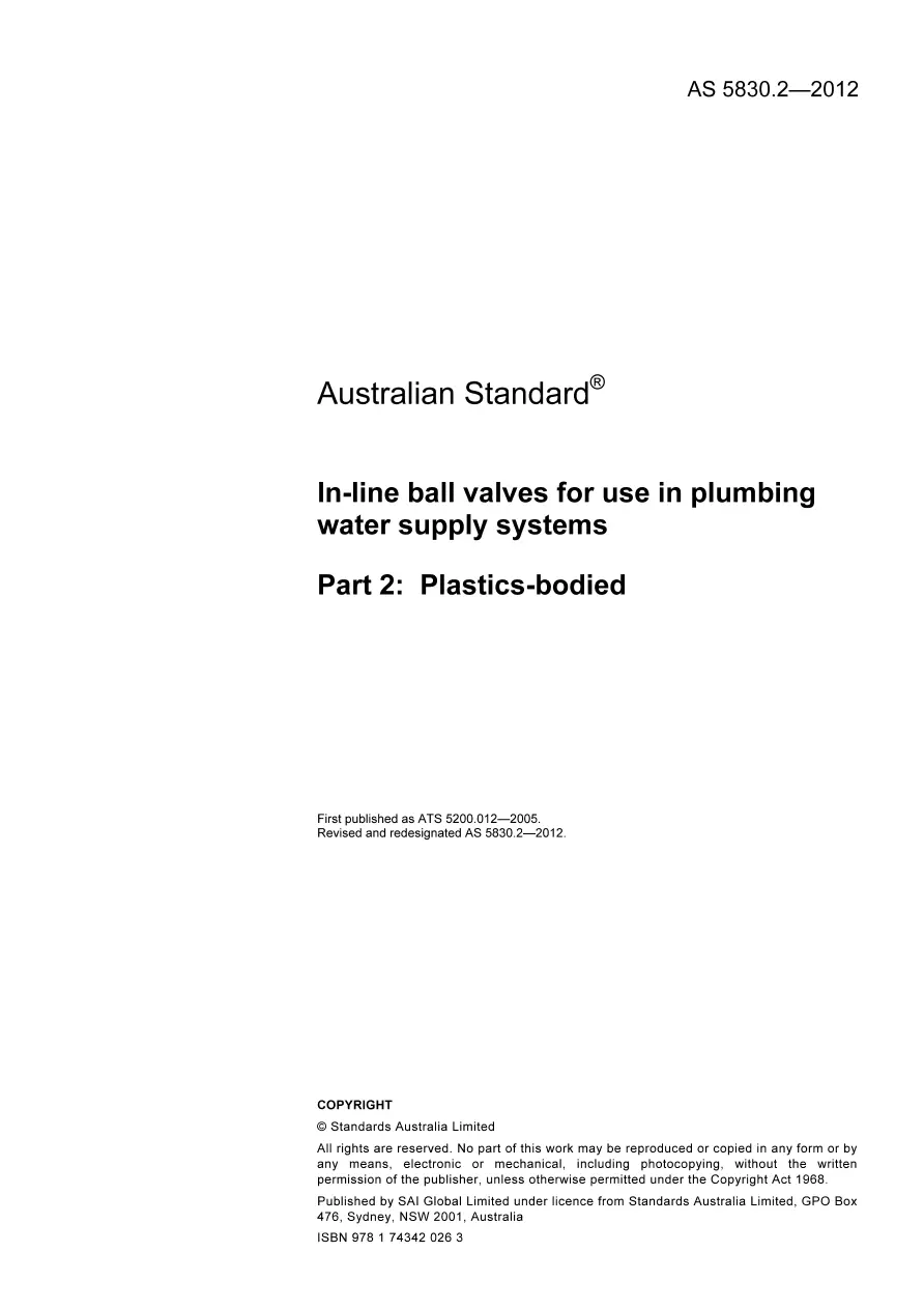 AS 5830.2-2012 pdf