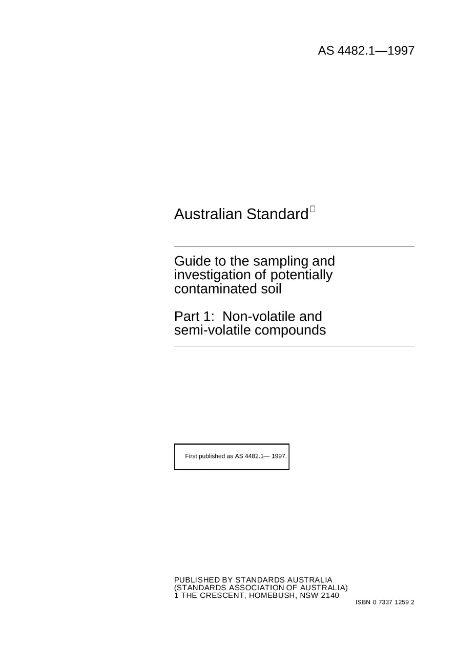 AS 4482.1-1997 AS 4482.1-1997 pdf