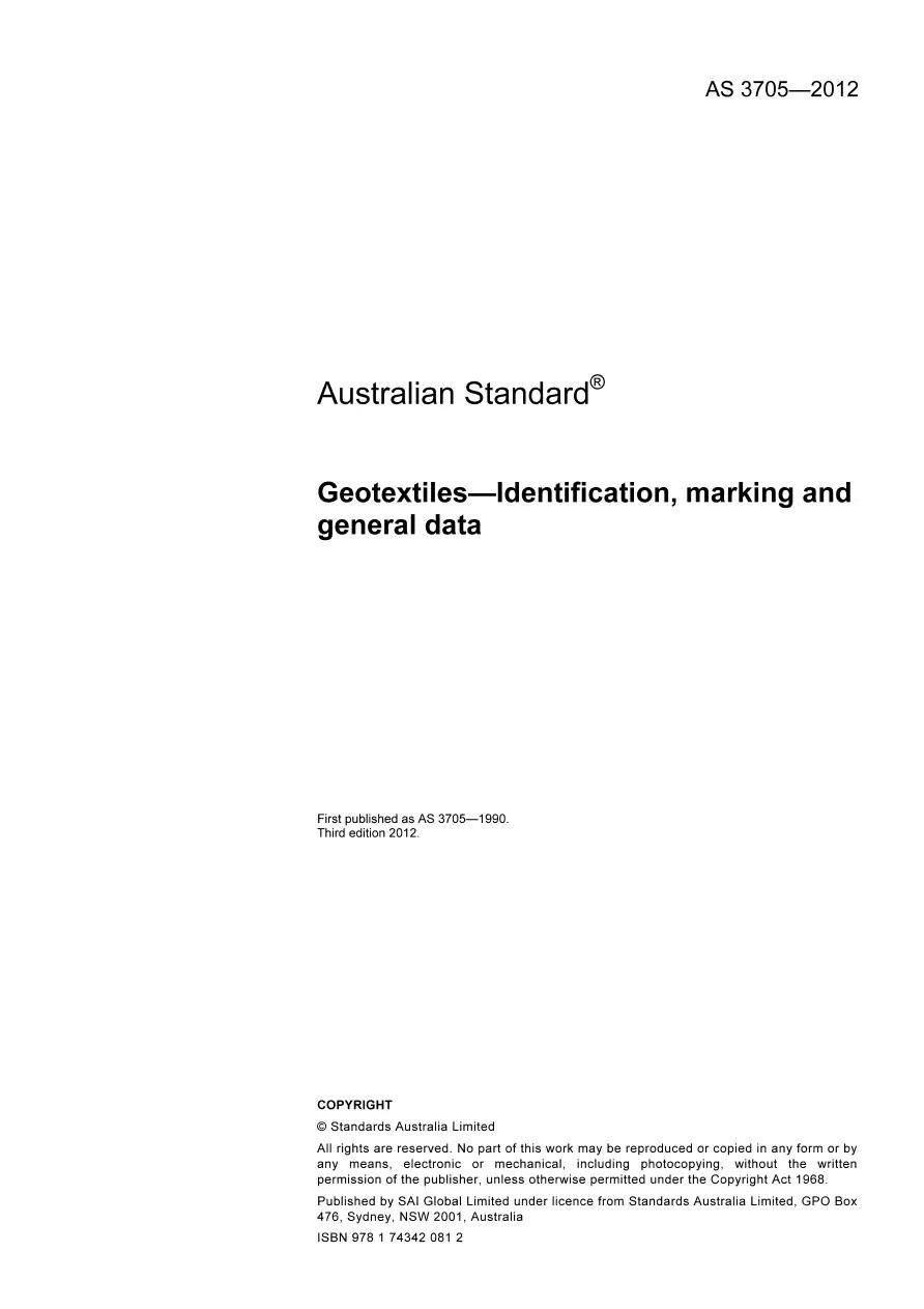 AS 3705-2012 AS 3705-2012 pdf