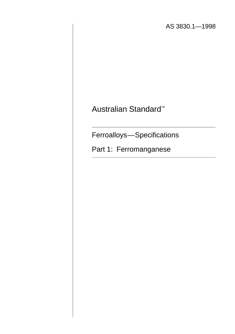 AS 3830.1-1998 pdf