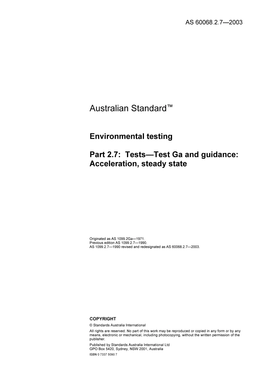 AS 60068.2.7-2003 pdf