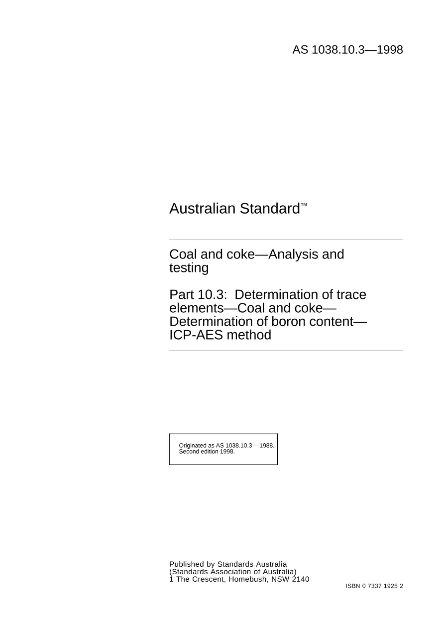 AS 1038.10.3-1998 AS 1038.10.3-1998 pdf