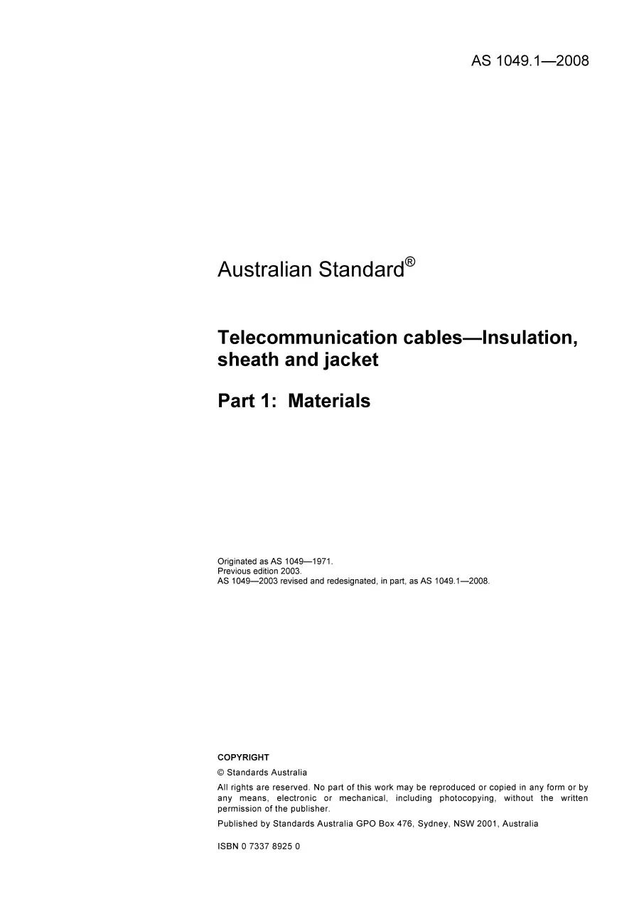 AS 1049.1-2008 AS 1049.1-2008 pdf