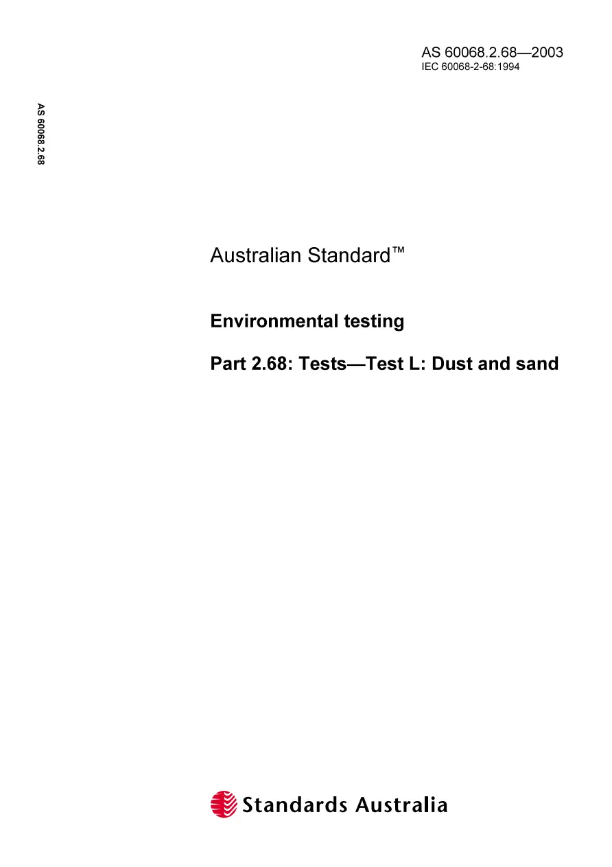 AS 60068.2.68-2003 pdf