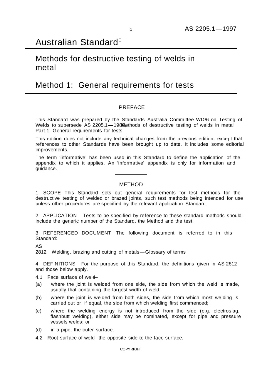 AS 2205.1-1997 pdf