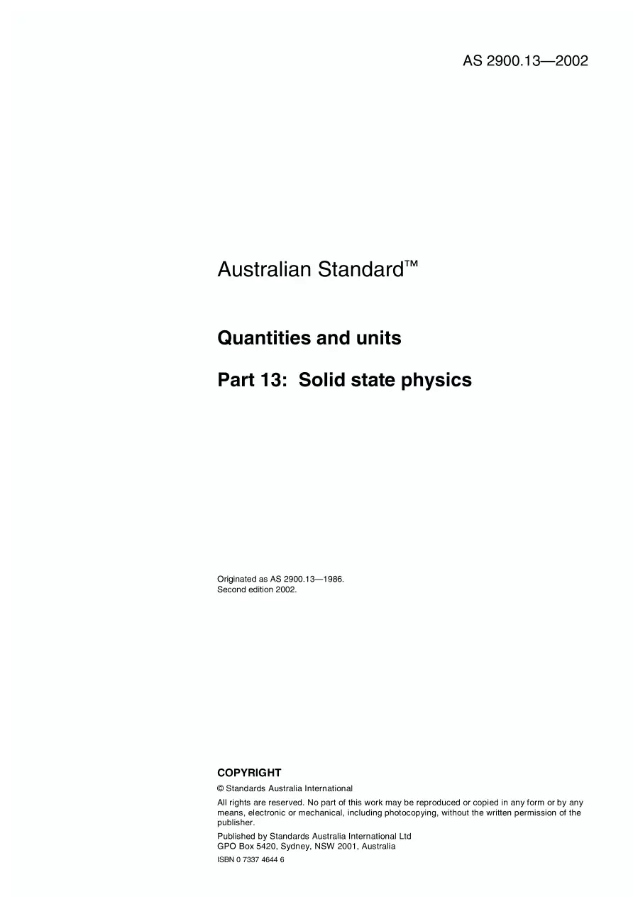 AS 2900.13-2002 pdf
