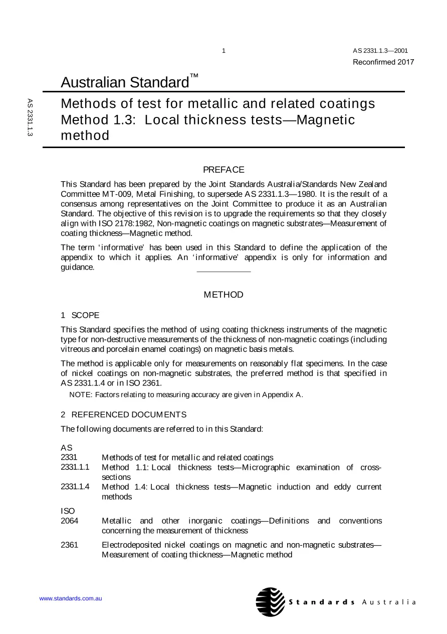 AS 2331.1.3-2001 AS 2331.1.3-2001 pdf