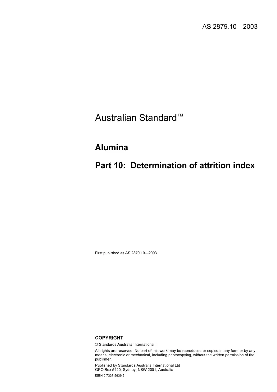 AS 2879.10-2003 pdf