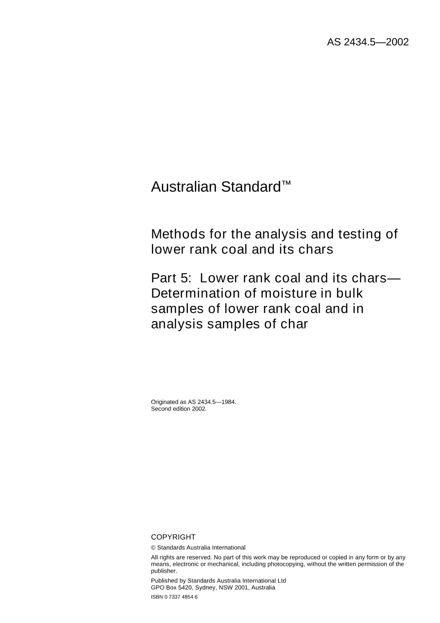 AS 2434.5-2002 AS 2434.5-2002 pdf