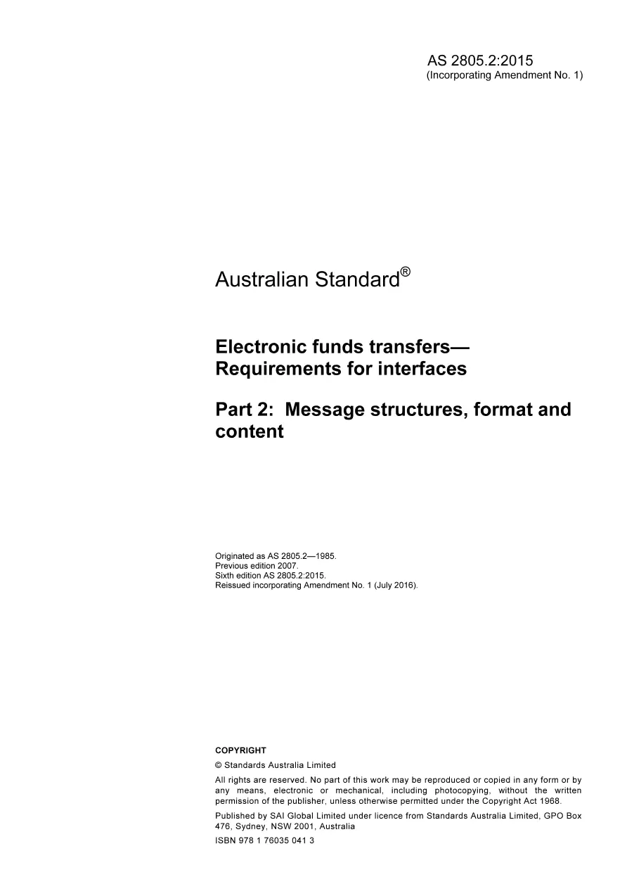 AS 2805.2:2015 pdf