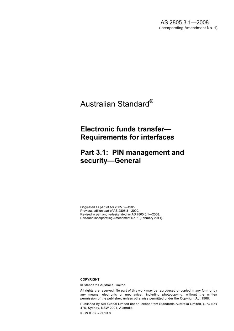 AS 2805.3.1-2008 AS 2805.3.1-2008 pdf