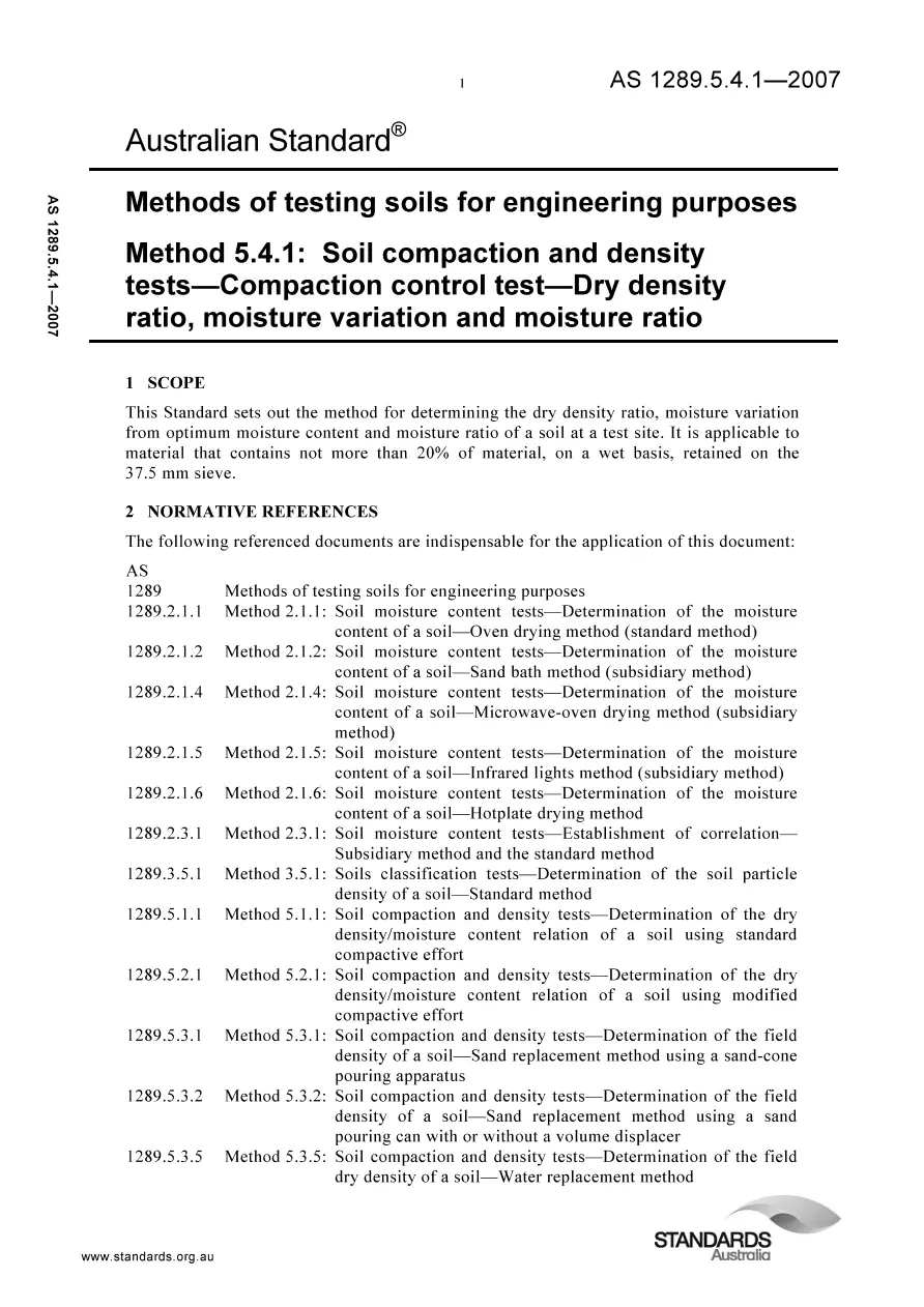 AS 1289.5.4.1-2007 AS 1289.5.4.1-2007 pdf
