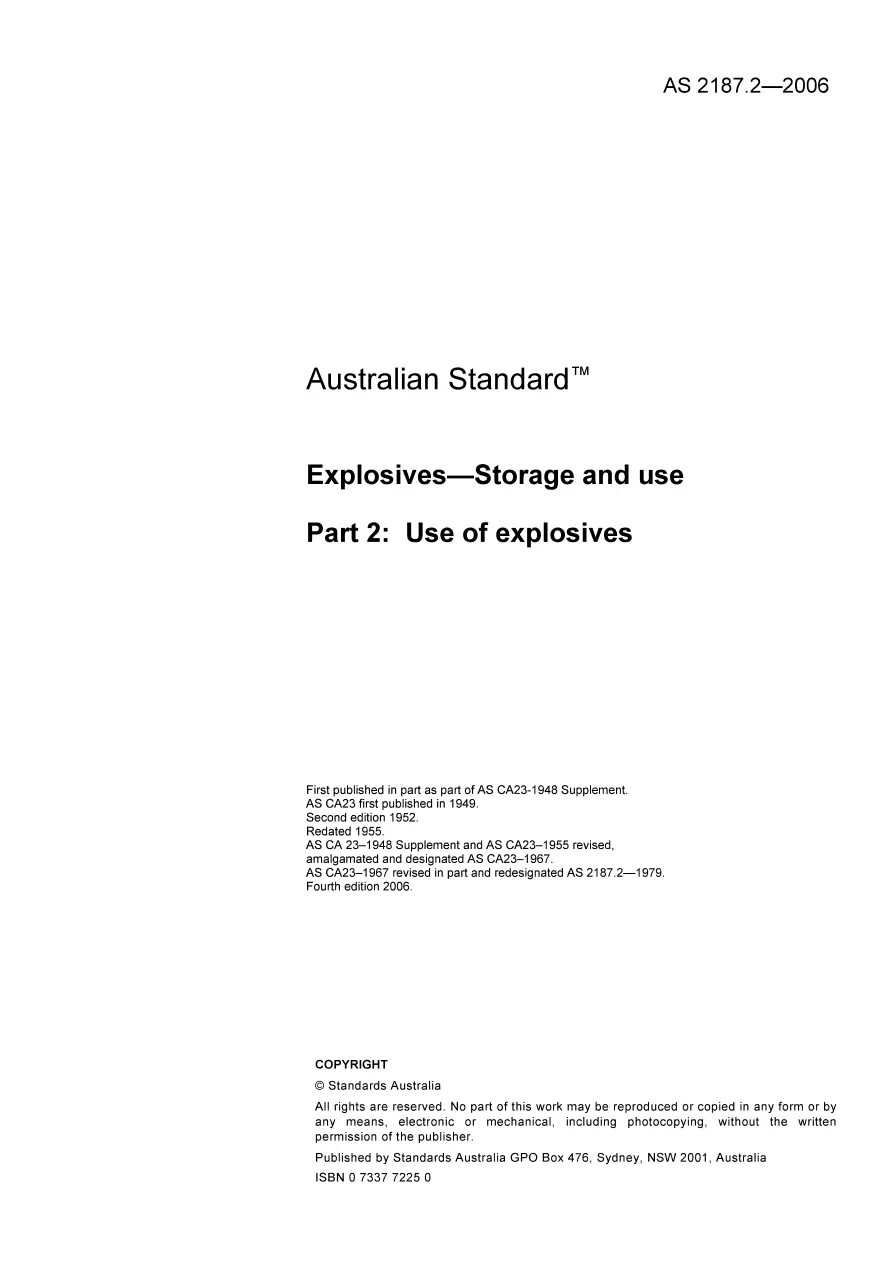 AS 2187.2-2006 AS 2187.2-2006 pdf