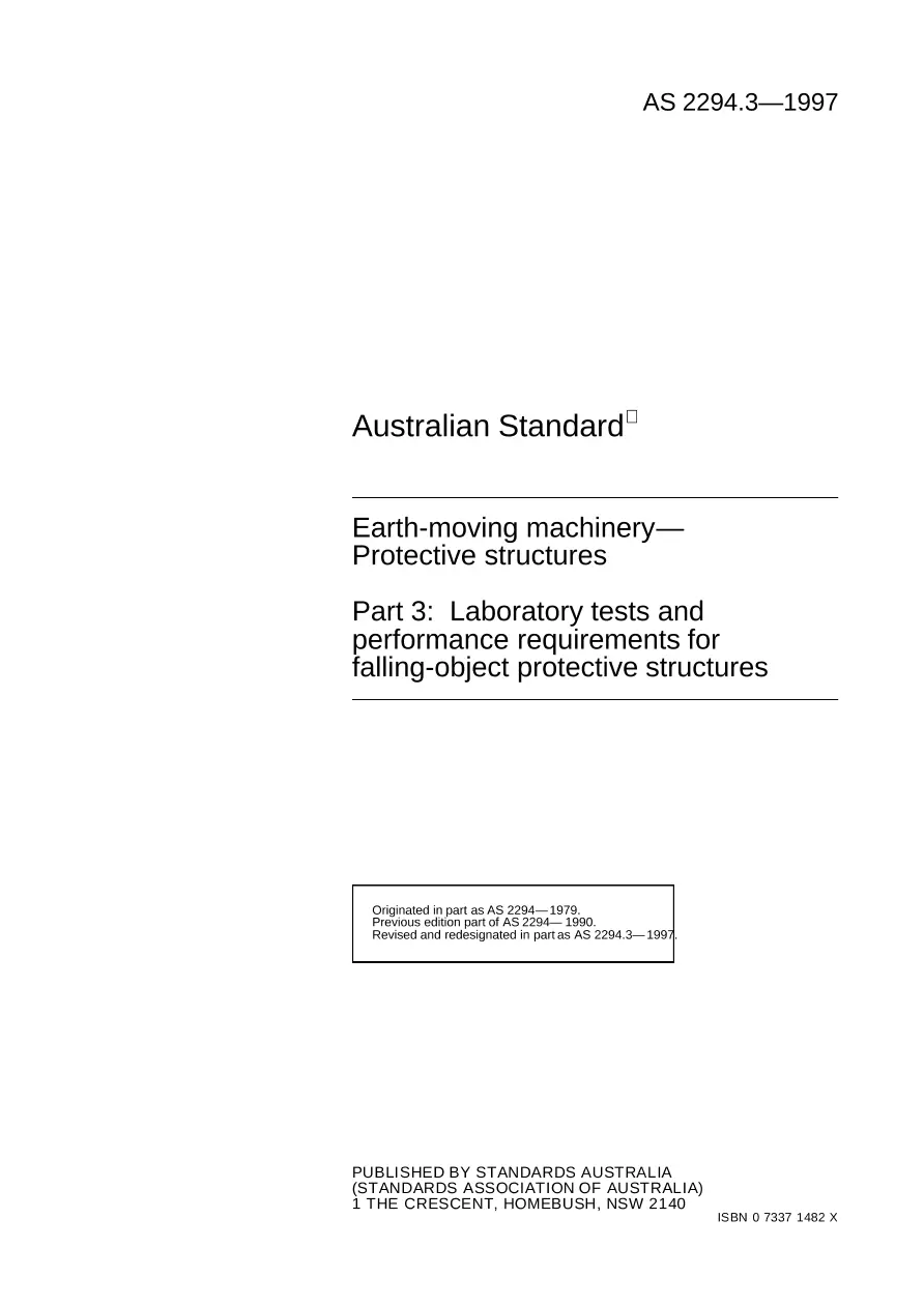 AS 2294.3-1997 AS 2294.3-1997 pdf