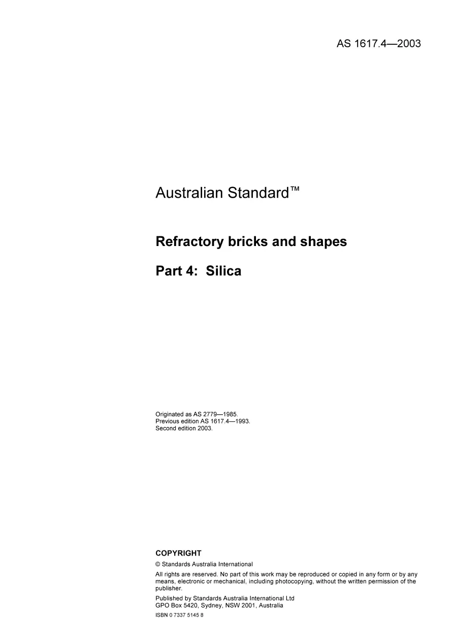 AS 1617.4-2003 pdf