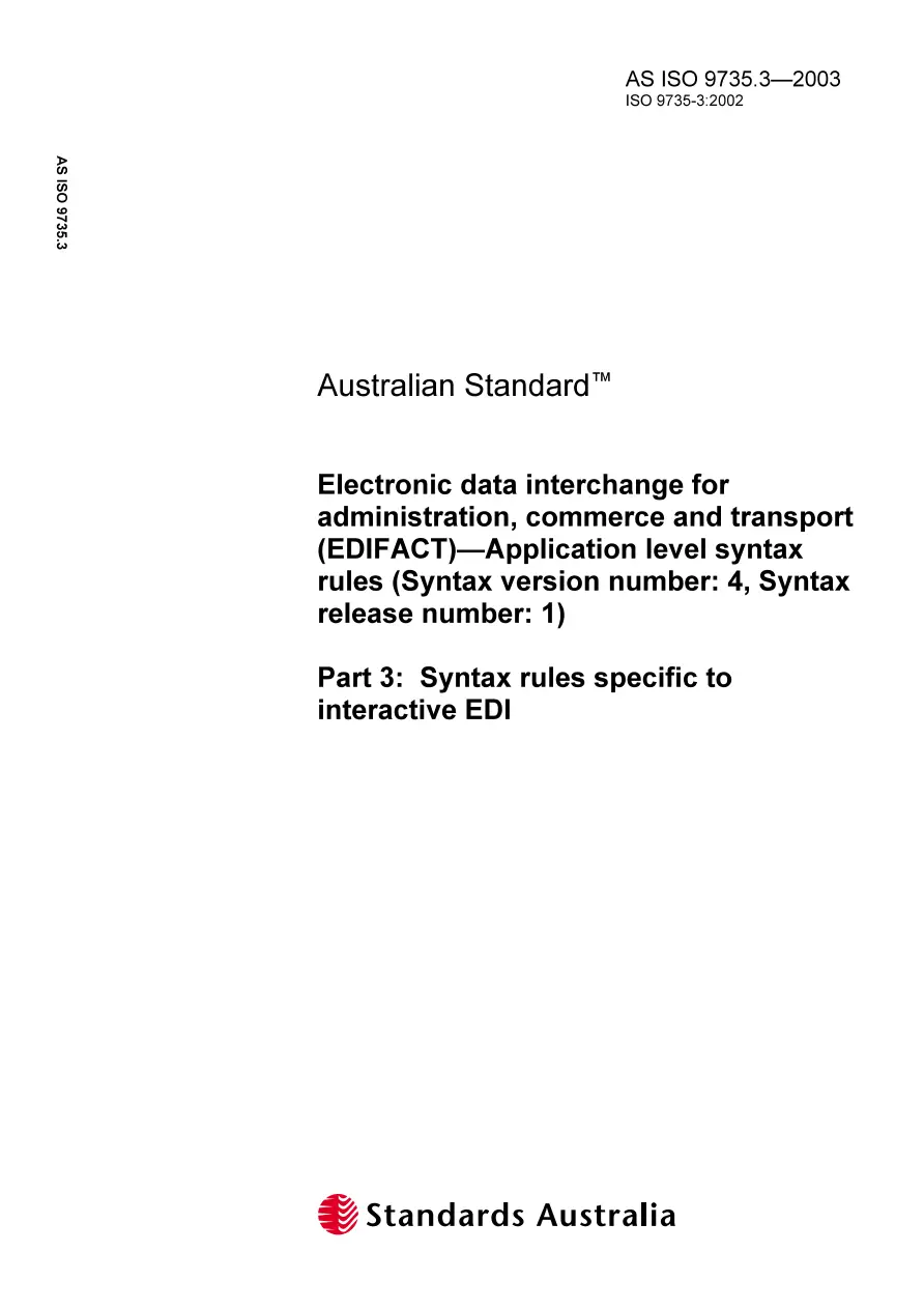 AS ISO 9735.3-2003 AS ISO 9735.3-2003 pdf