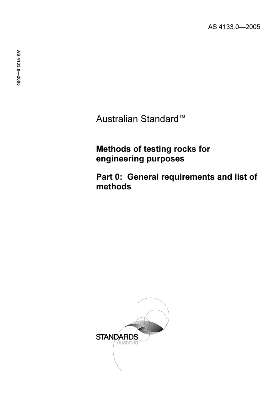 AS 4133.0-2005 pdf