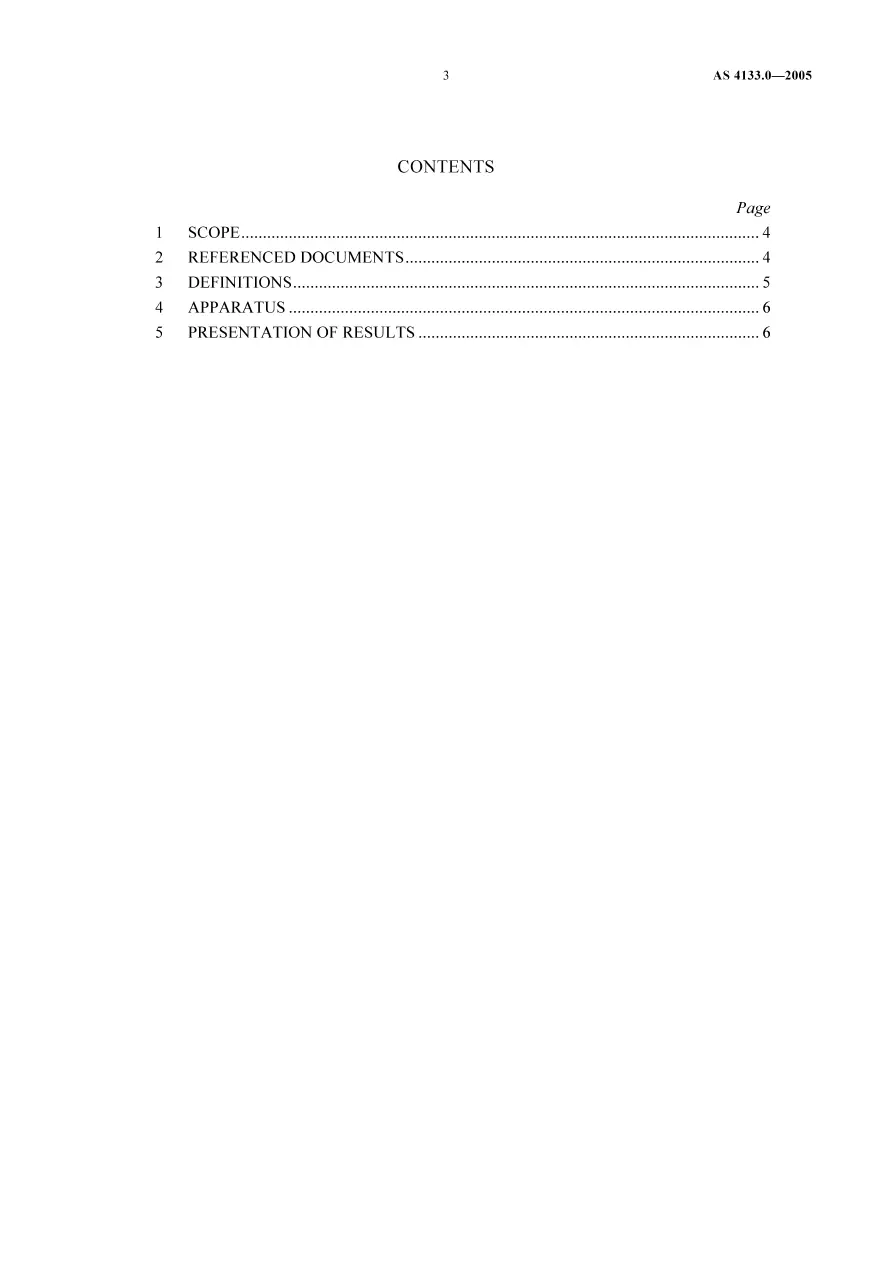 AS 4133.0-2005 pdf