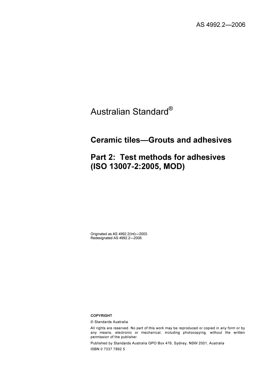 AS 4992.2-2006 AS 4992.2-2006 pdf