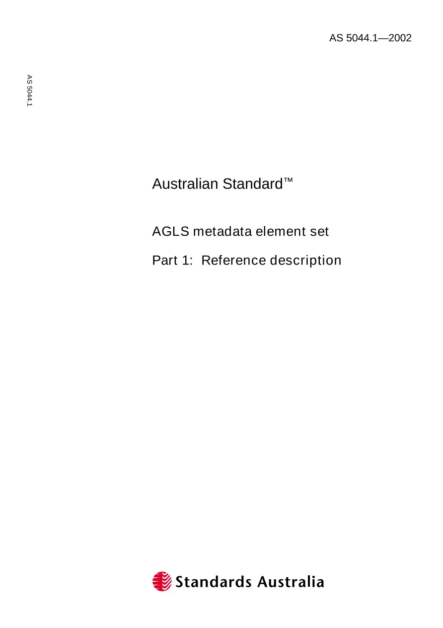 AS 5044.1-2002 pdf