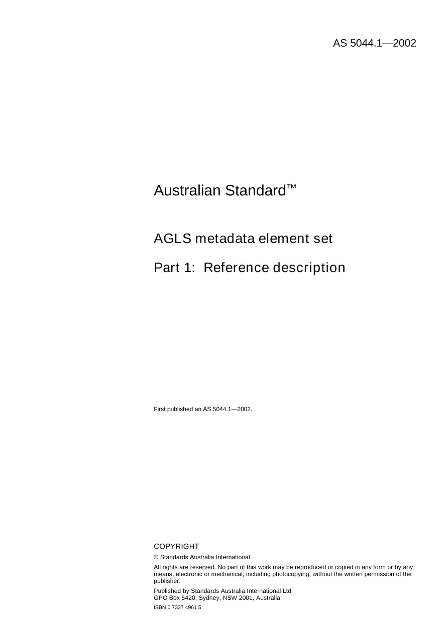 AS 5044.1-2002 pdf