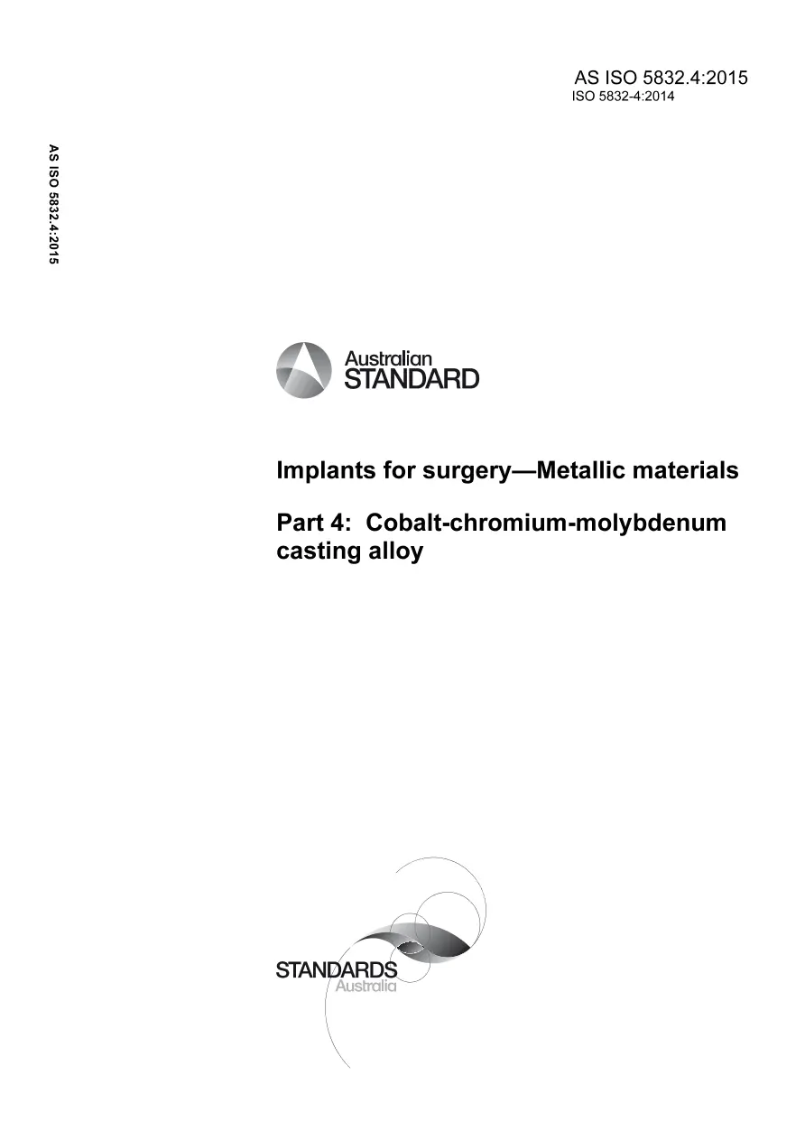 AS ISO 5832.4:2015 pdf