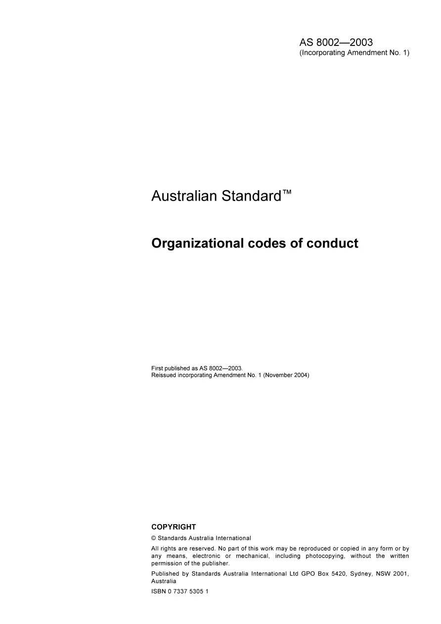 AS 8002-2003 pdf