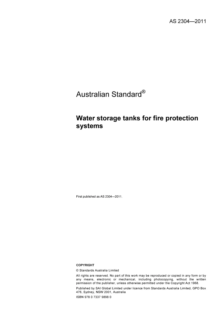 AS 2304-2011 AS 2304-2011 pdf