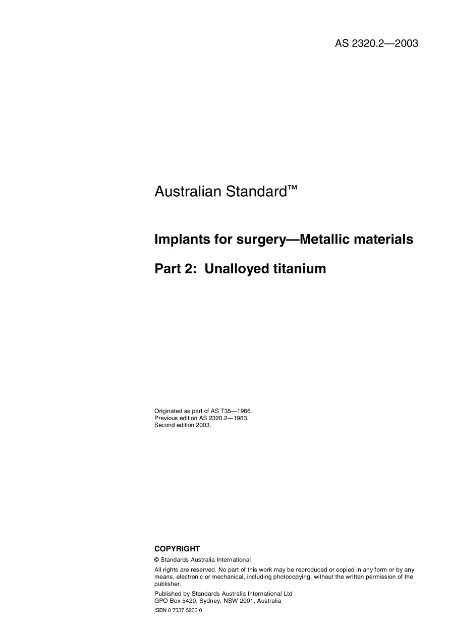 AS 2320.2-2003 AS 2320.2-2003 pdf