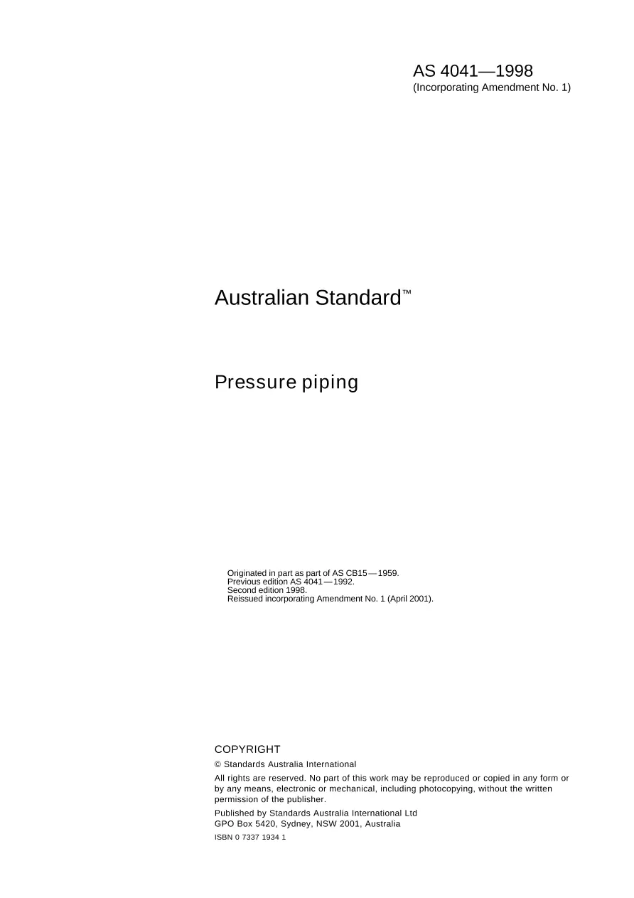 AS 4041-1998 AS 4041-1998 pdf