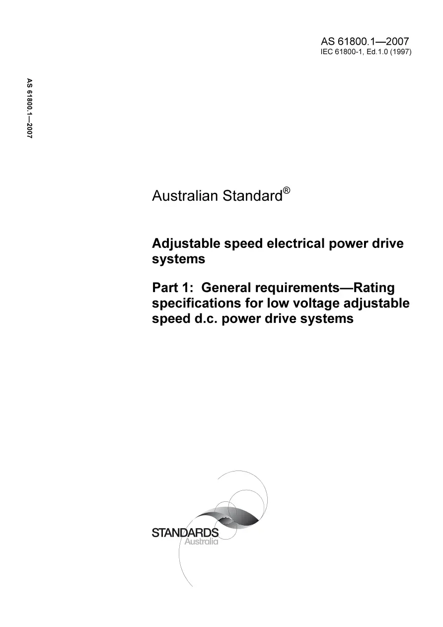 AS 61800.1-2007 pdf