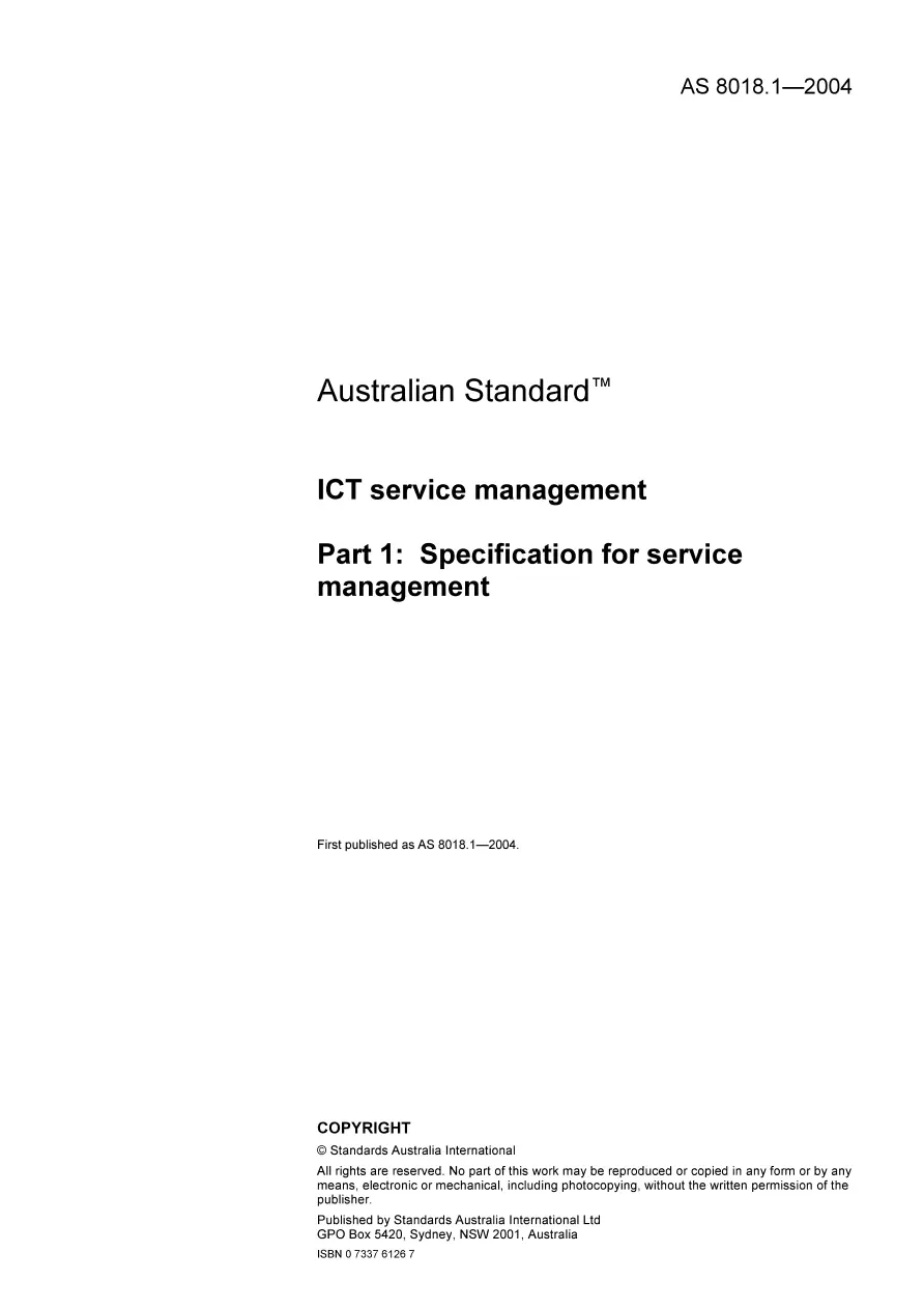 AS 8018.1-2004 AS 8018.1-2004 pdf