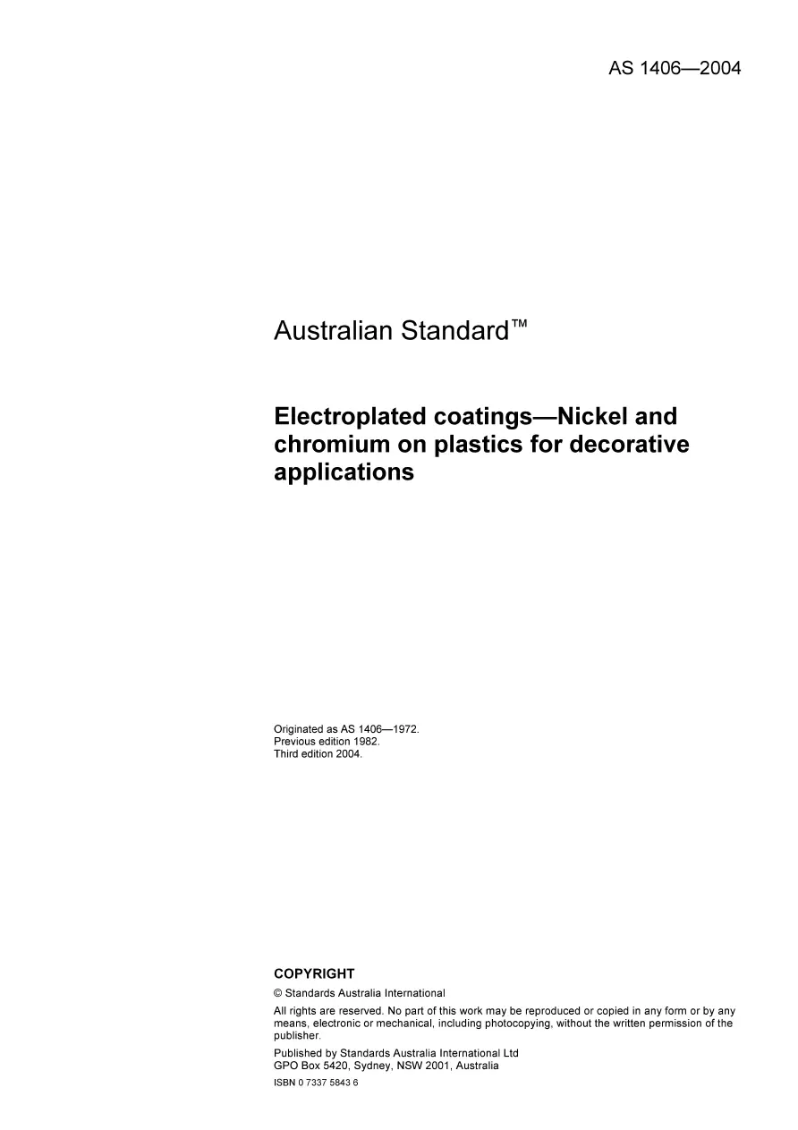 AS 1406-2004 AS 1406-2004 pdf