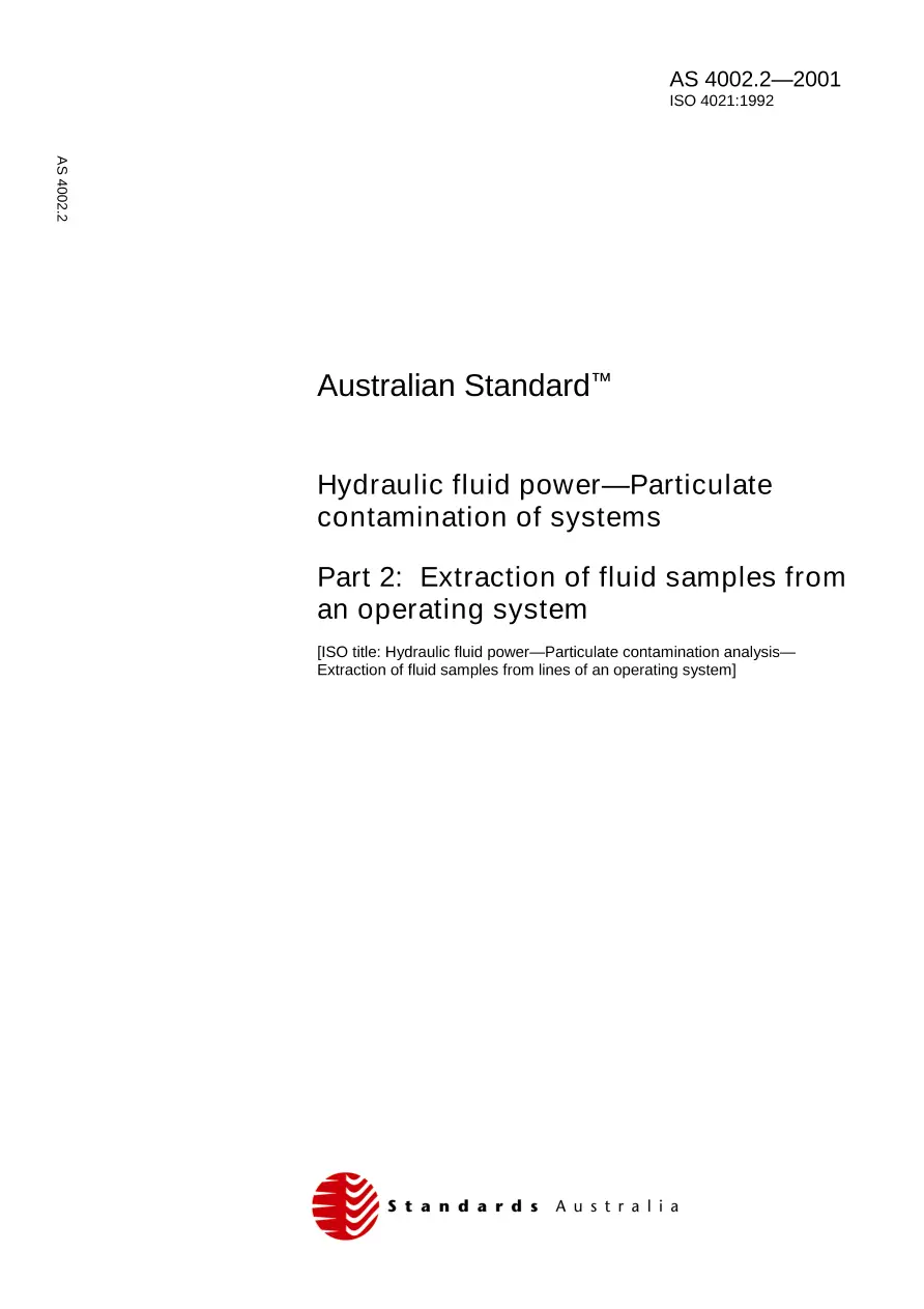 AS 4002.2-2001 pdf