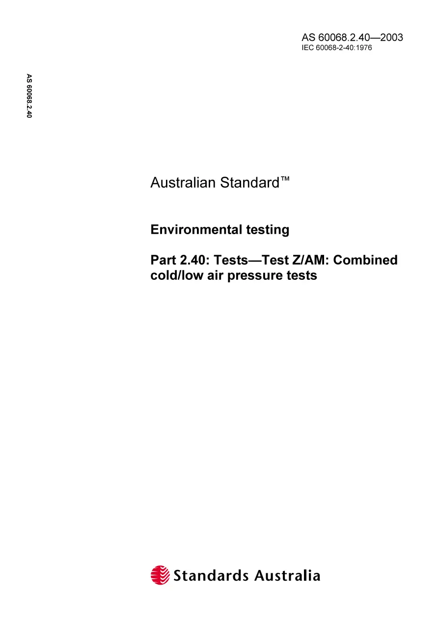 AS 60068.2.40-2003 pdf