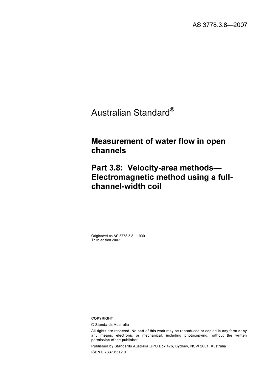 AS 3778.3.8-2007 AS 3778.3.8-2007 pdf
