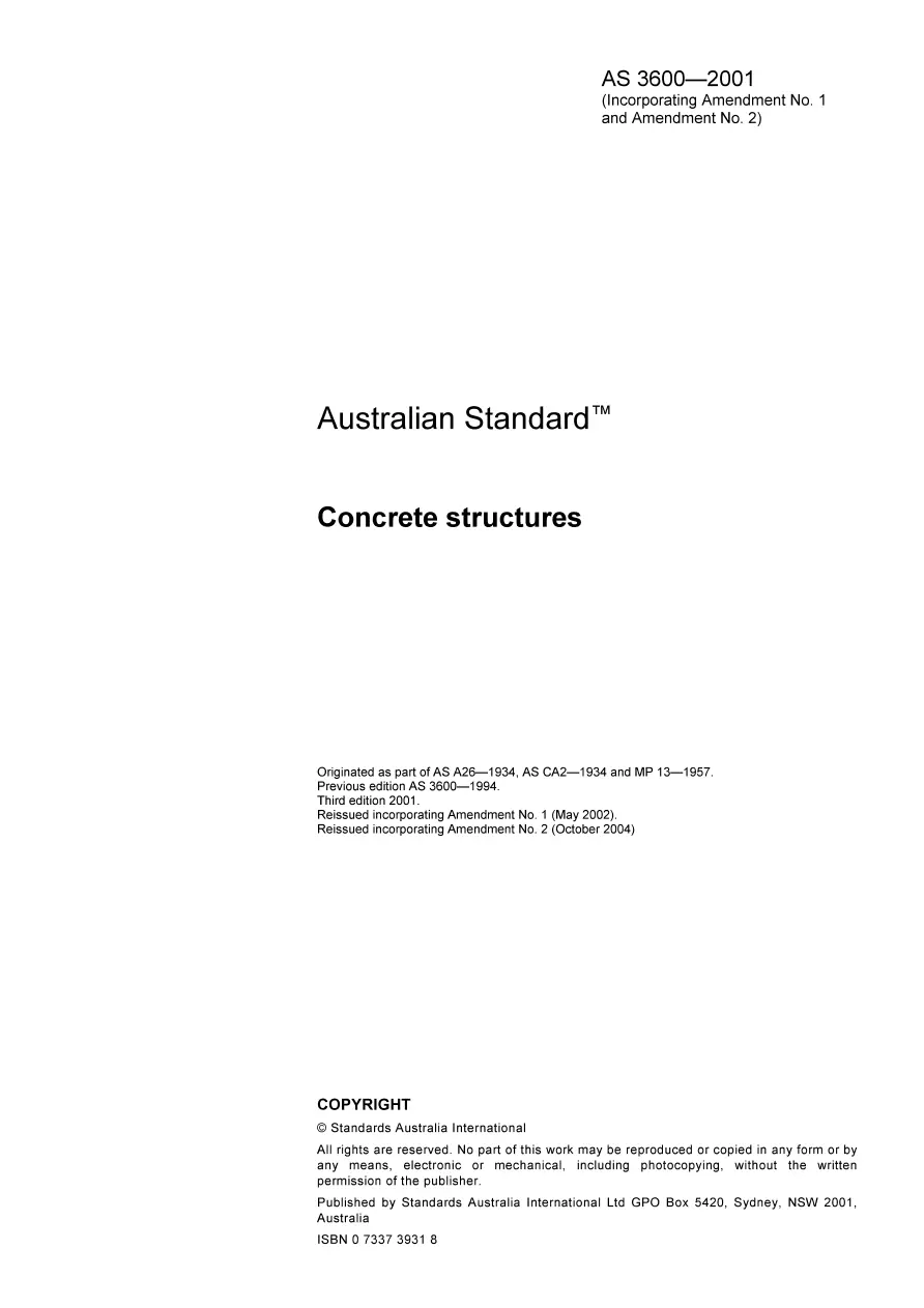 AS 3600-2001 pdf